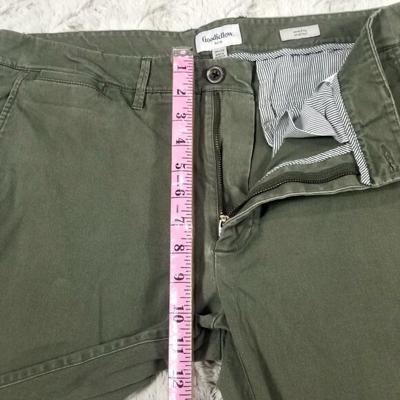 Goodfellow co Pants Chino Mens 38×32 Gray Flat front Straight - Picture 5 of 10
